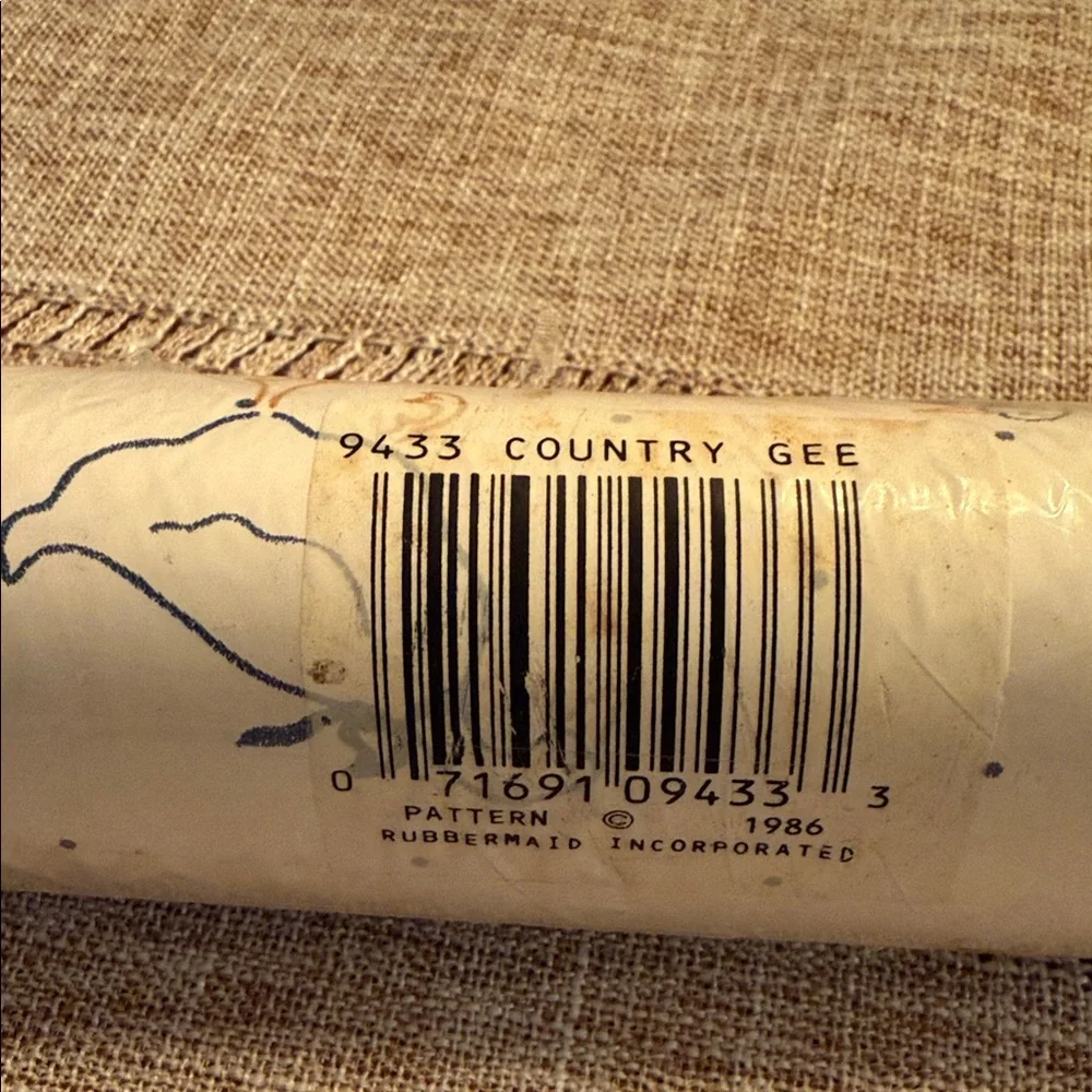 Vintage Con-Tact Self-Adhesive Plastic Roll *1986 Country Geese*